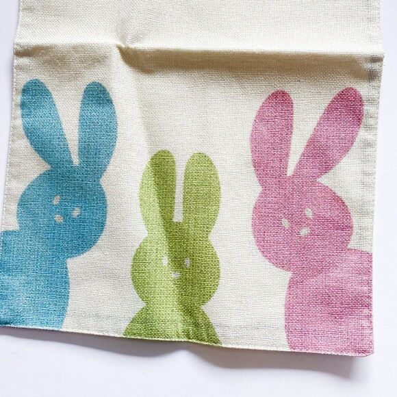 Easter Bunny House Flag 12x18 Inch Double Sided Outside, Welcome Rabbit Spring R - Picture 5 of 5